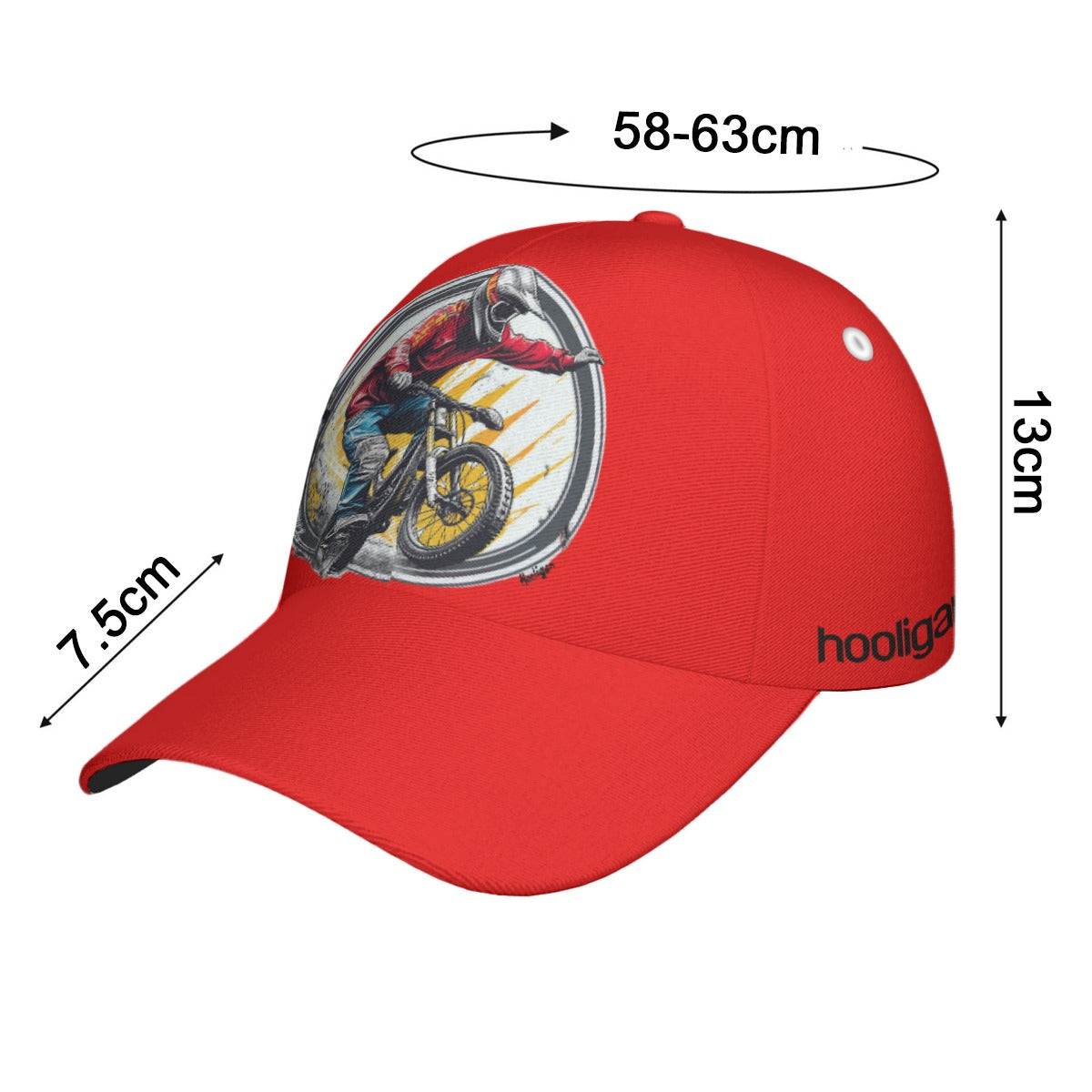 All-Over Print Peaked Cap With Box