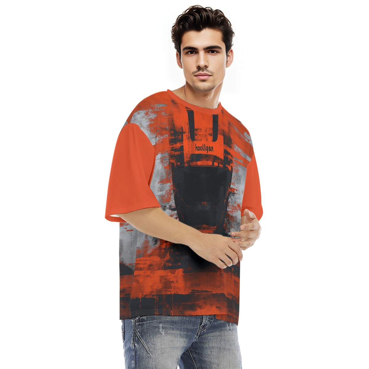 All-Over Print Men's Raglan Short Sleeve T-Shirt|180GSM COTTON