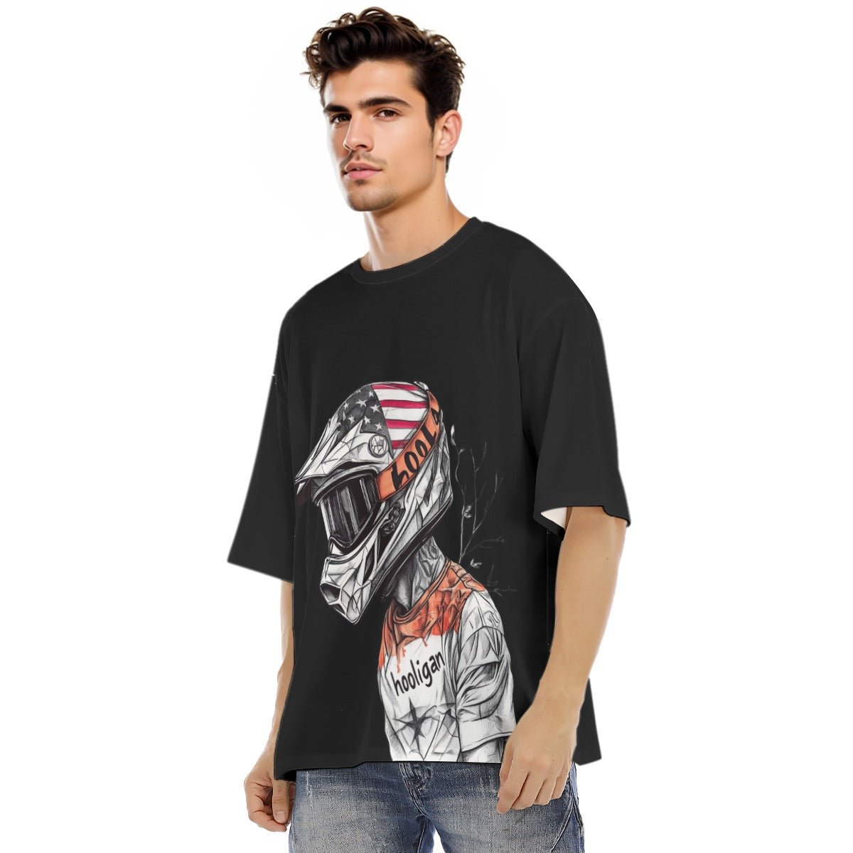 All-Over Print Men's Raglan Short Sleeve T-Shirt|180GMS COTTON