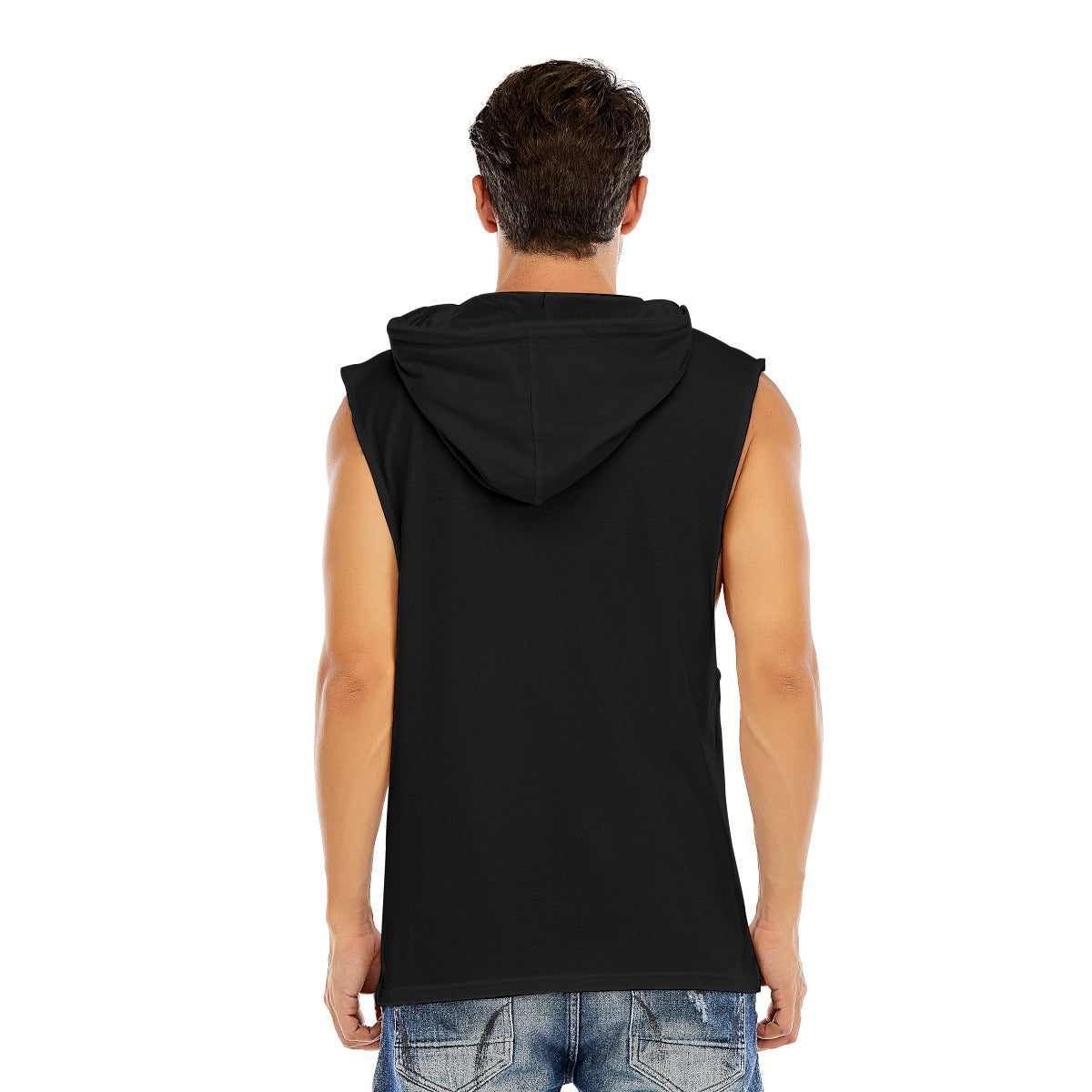 All-Over Print Men’s Sleeveless Pullover Hoodie