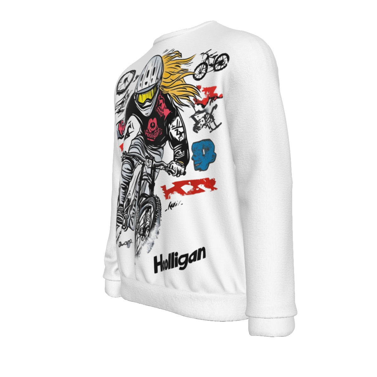 All-Over Print Unisex O-neck Sweatshirt | 310GSM Cotton