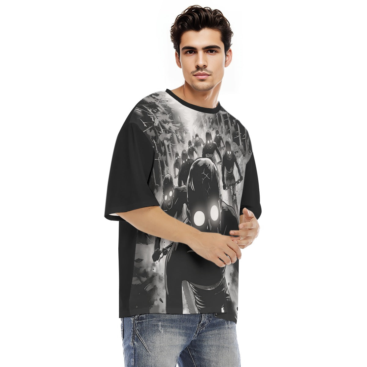 All-Over Print Men's Raglan Short Sleeve T-Shirt|180GMS COTTON