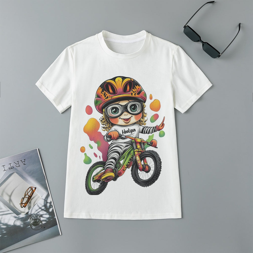 All-Over Print Children's Short-Sleeve T-Shirt | 180GSM Cotton