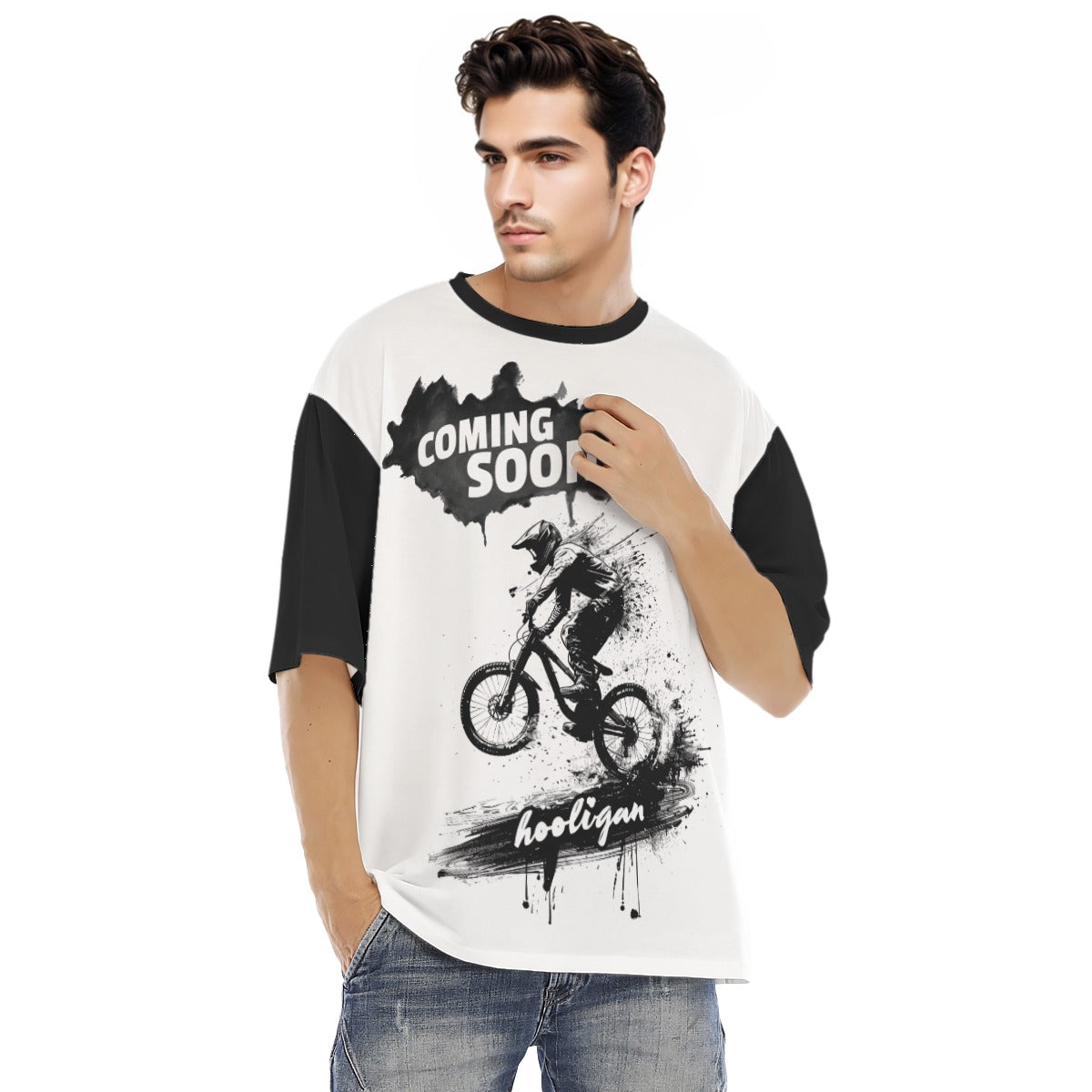 All-Over Print Men's Raglan Short Sleeve T-Shirt|180GMS COTTON