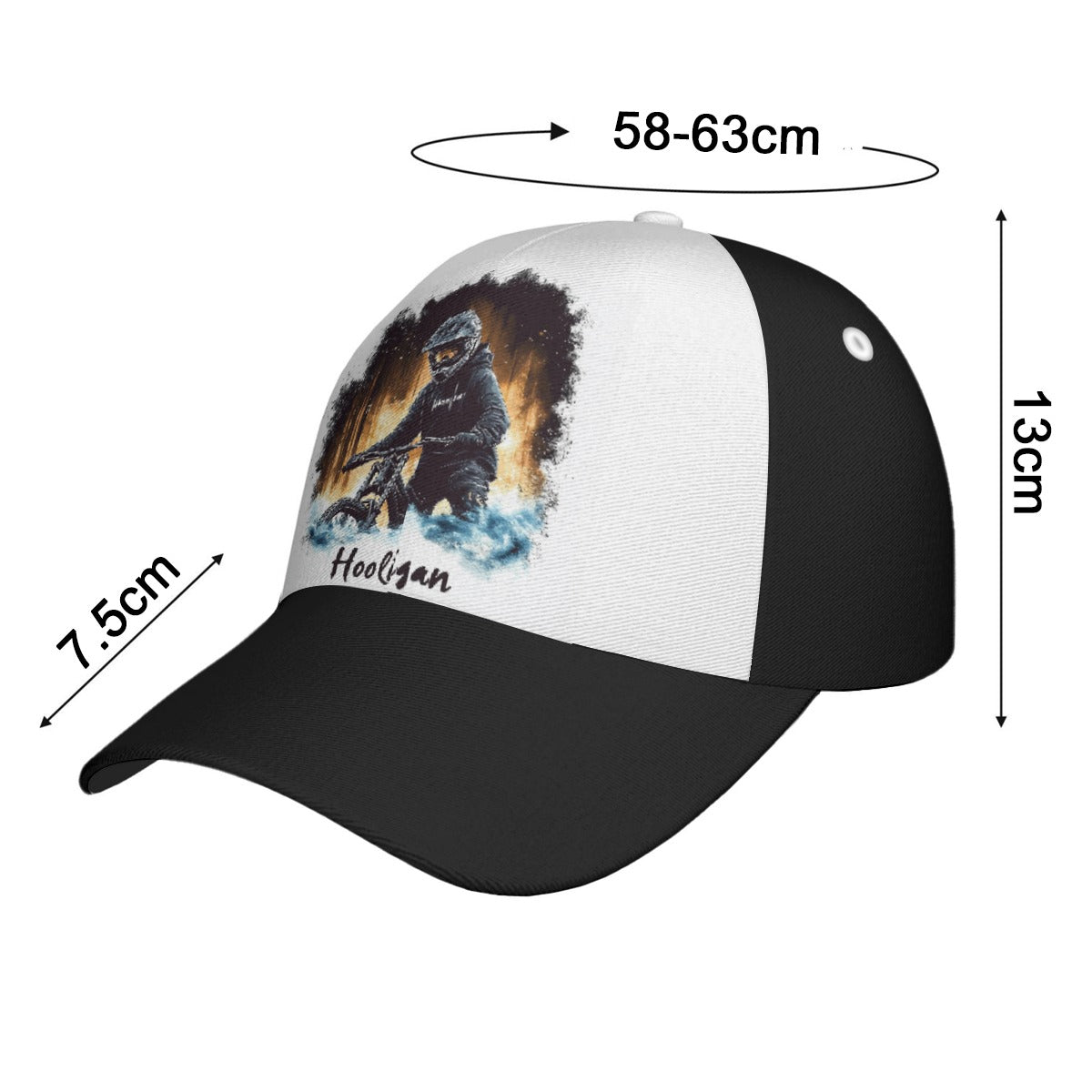 All-Over Print Peaked Cap With Box