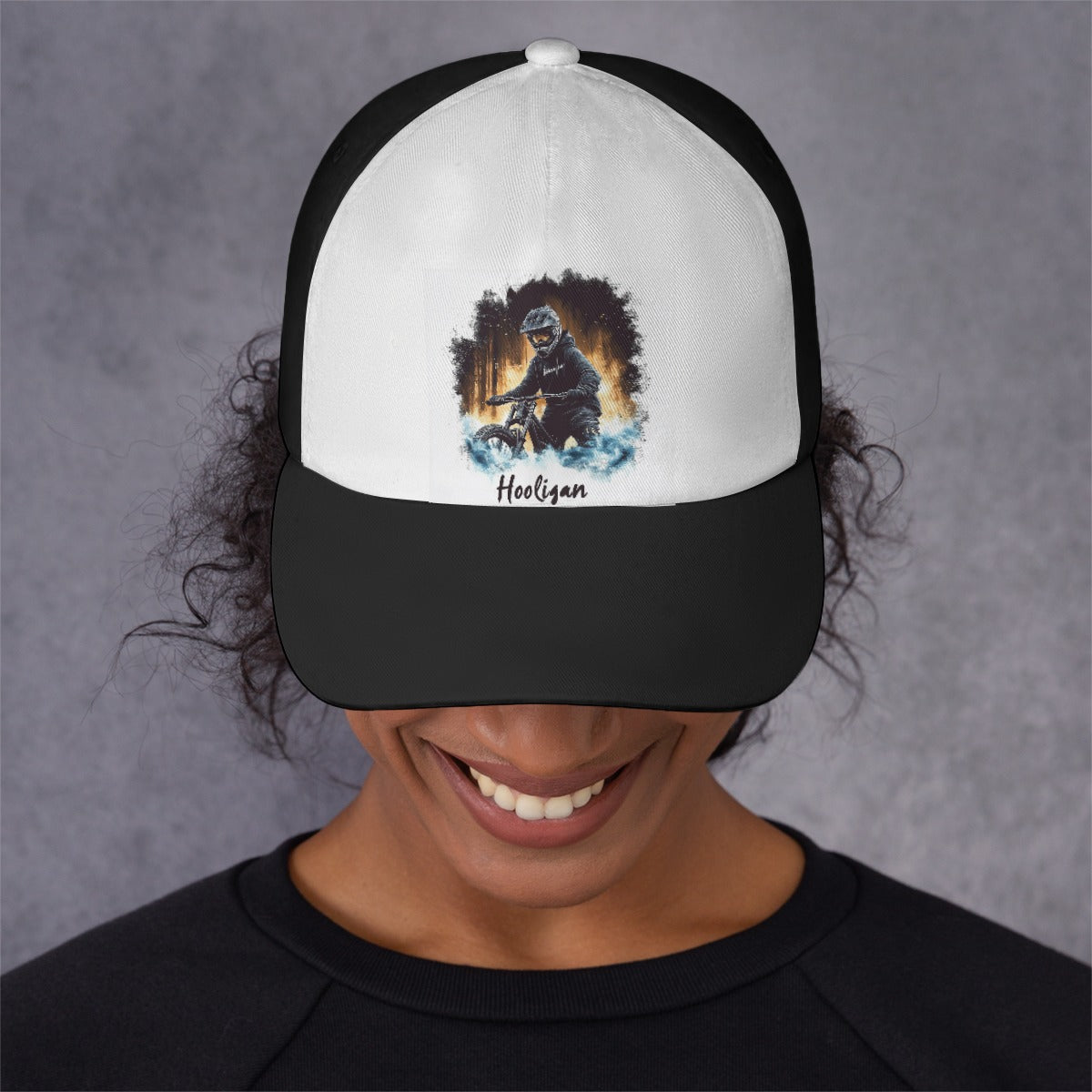 All-Over Print Peaked Cap With Box