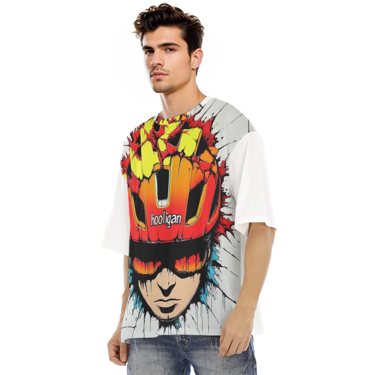 All-Over Print Men's Raglan Short Sleeve T-Shirt|180GSM COTTON