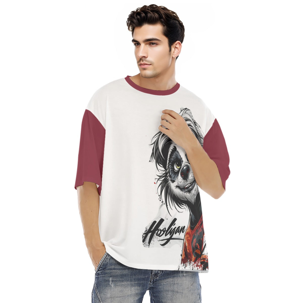 All-Over Print Men's Raglan Short Sleeve T-Shirt|180GMS COTTON