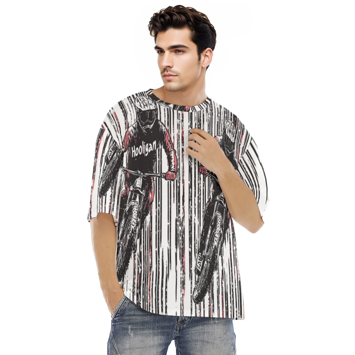 All-Over Print Men's Raglan Short Sleeve T-Shirt|180GMS COTTON