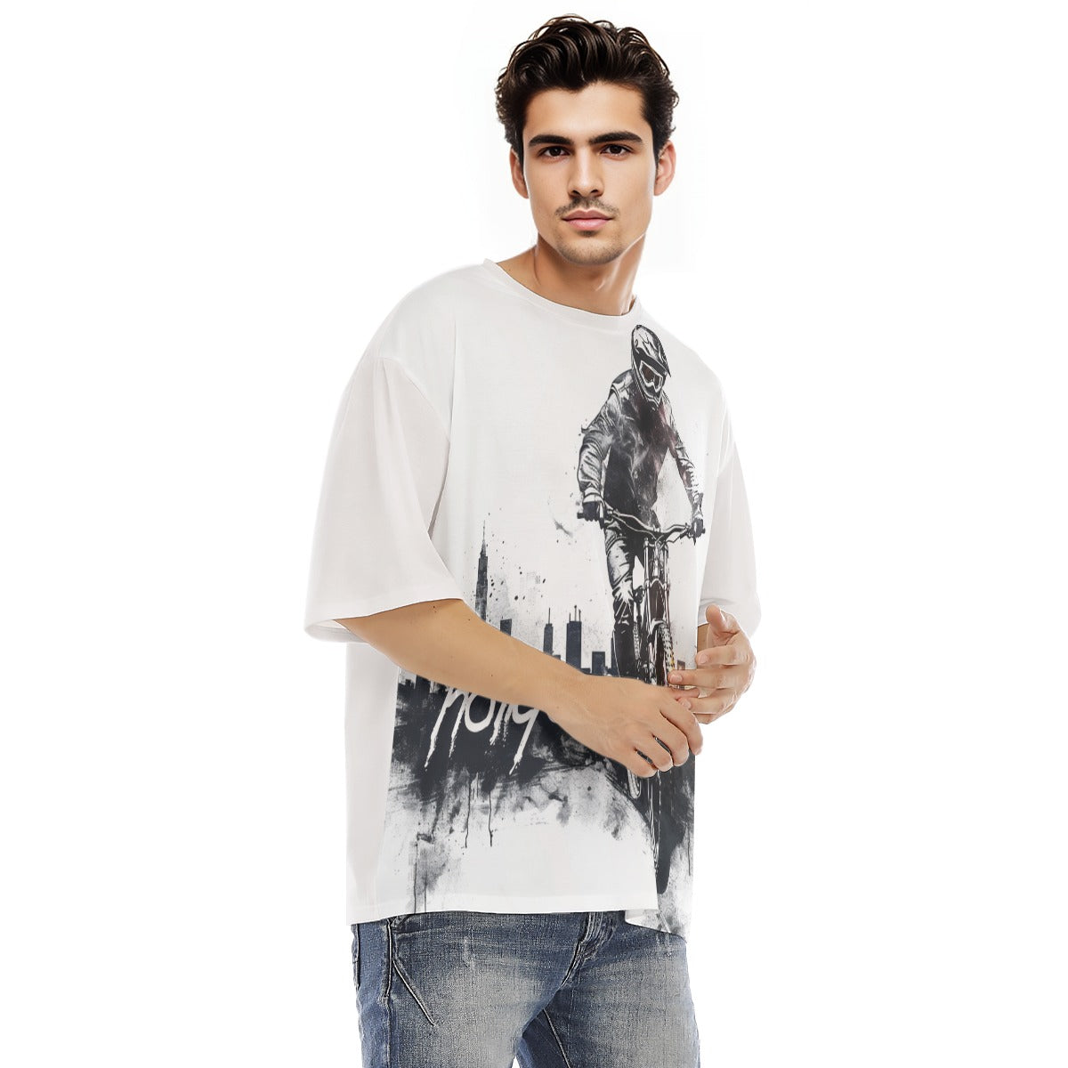 All-Over Print Men's Raglan Short Sleeve T-Shirt|180GMS COTTON