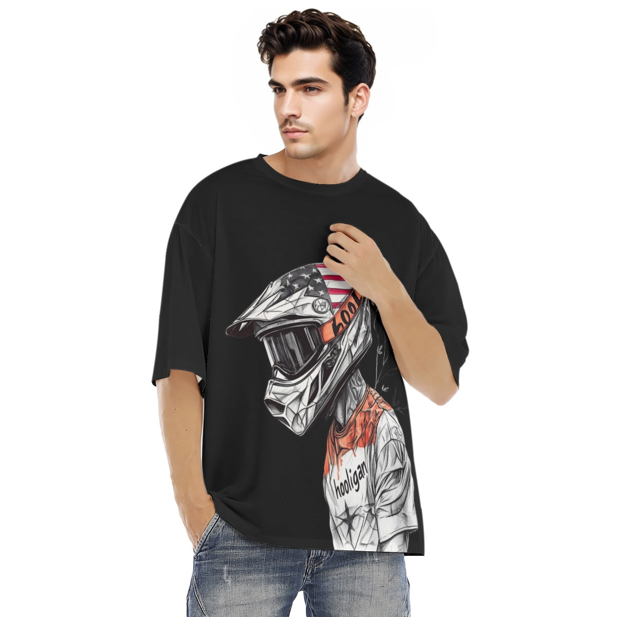 All-Over Print Men's Raglan Short Sleeve T-Shirt|180GMS COTTON