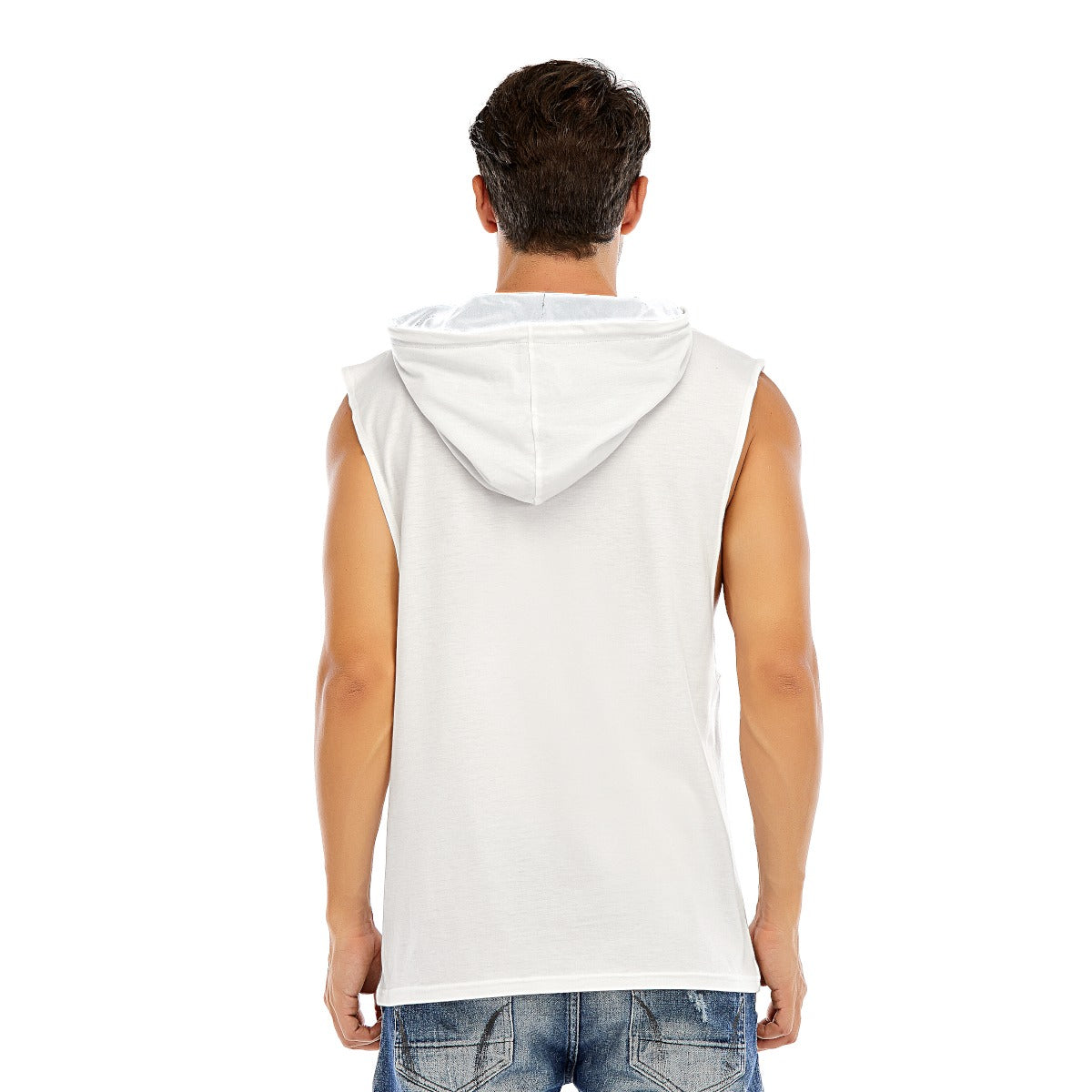 All-Over Print Men’s Sleeveless Pullover Hoodie