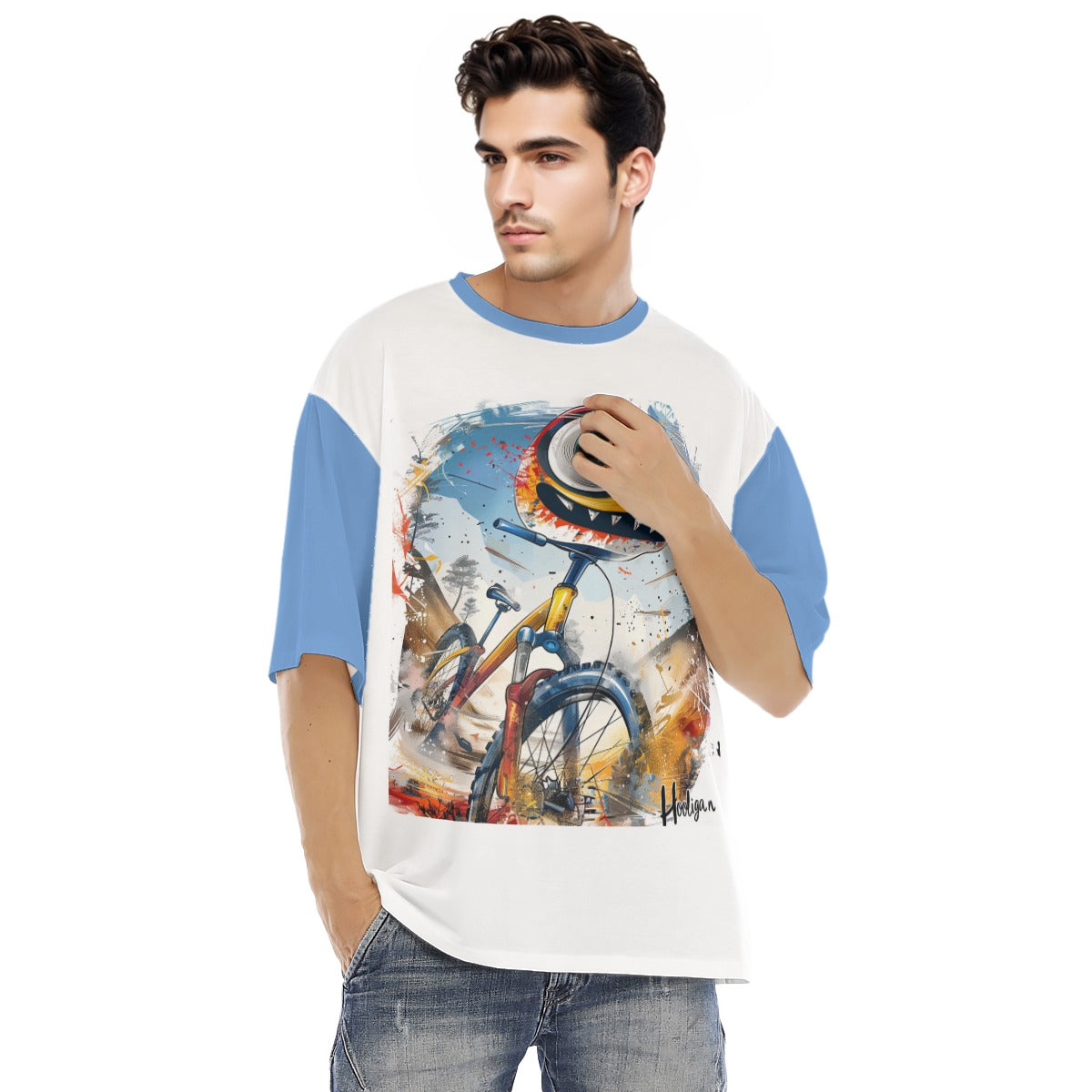 All-Over Print Men's Raglan Short Sleeve T-Shirt|180GMS COTTON