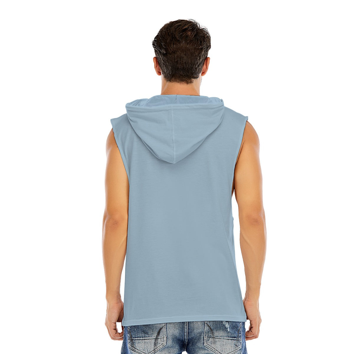 All-Over Print Men’s Sleeveless Pullover Hoodie