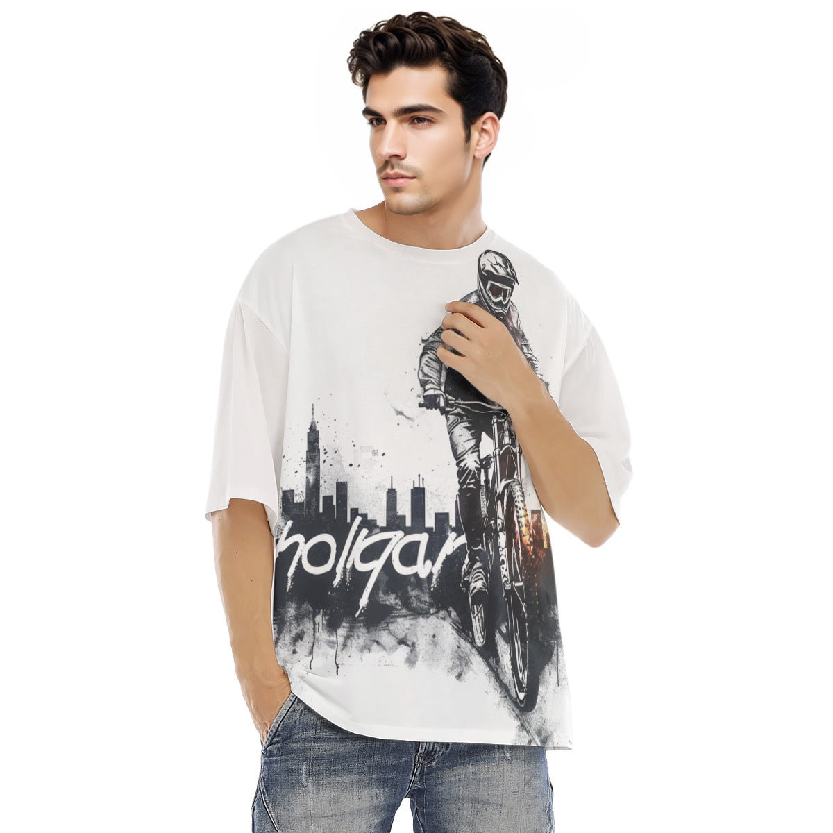 All-Over Print Men's Raglan Short Sleeve T-Shirt|180GMS COTTON