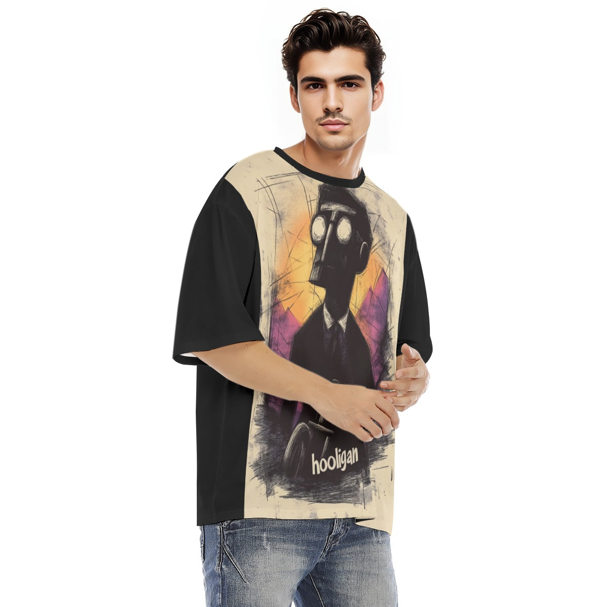 All-Over Print Men's Raglan Short Sleeve T-Shirt|180GSM COTTON