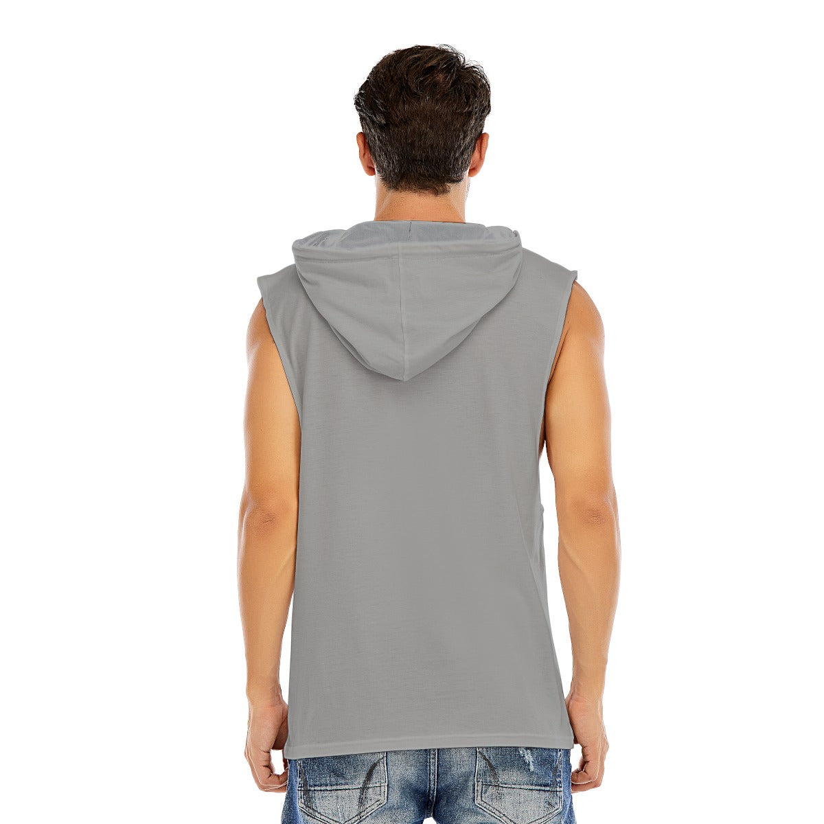 All-Over Print Men’s Sleeveless Pullover Hoodie