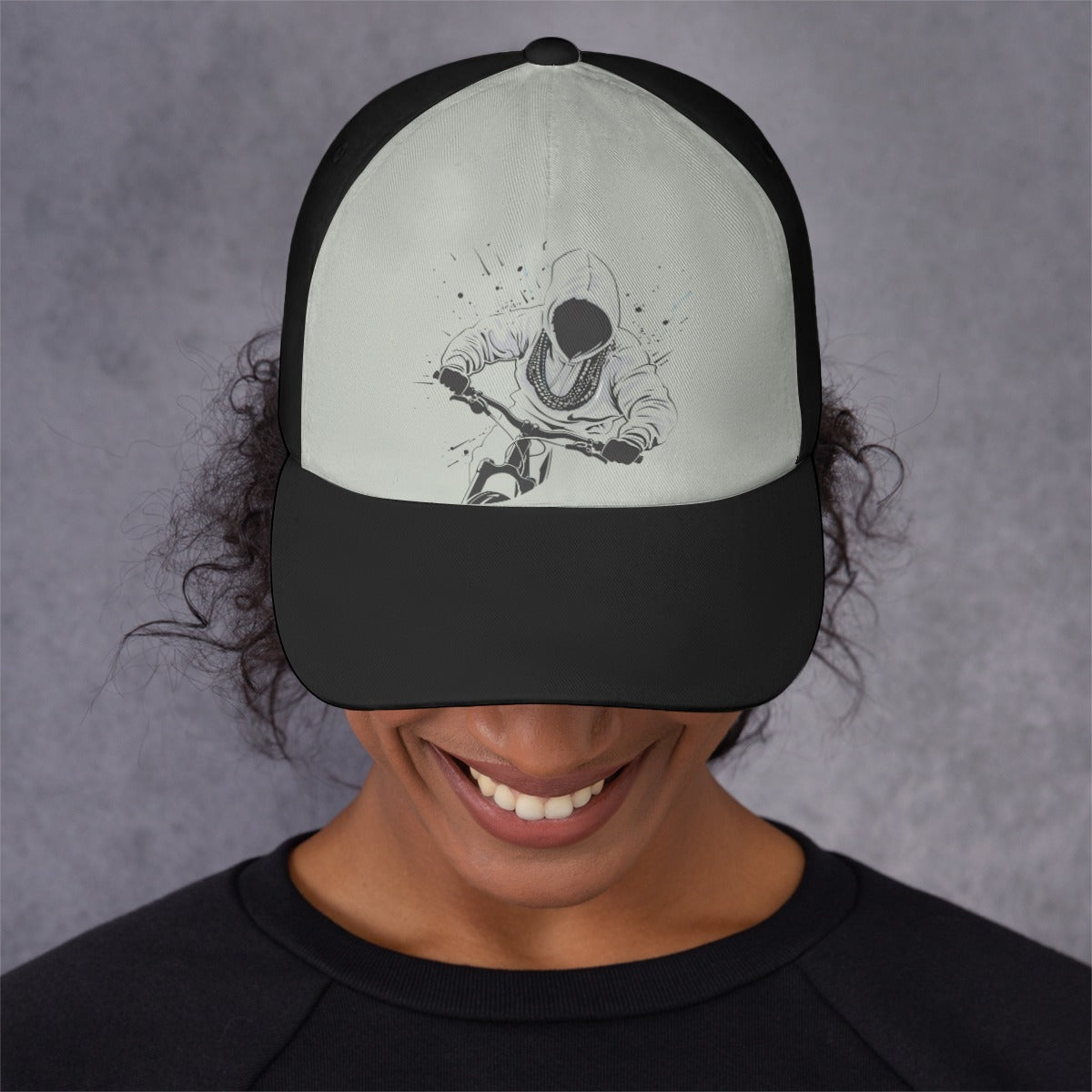 All-Over Print Peaked Cap With Box