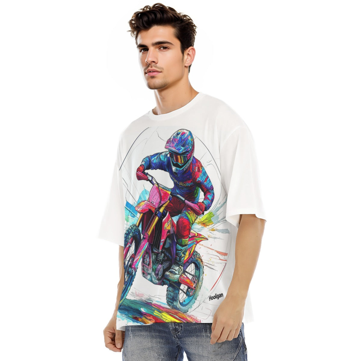 All-Over Print Men's Raglan Short Sleeve T-Shirt|180GSM COTTON