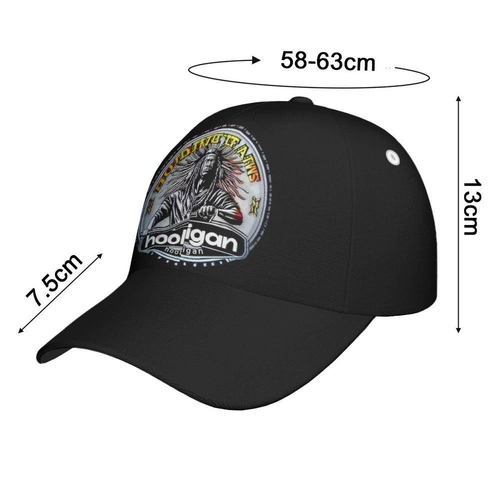 All-Over Print Peaked Cap With Box