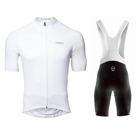 Men's Short-sleeved Cycling Jersey Suspenders Suit