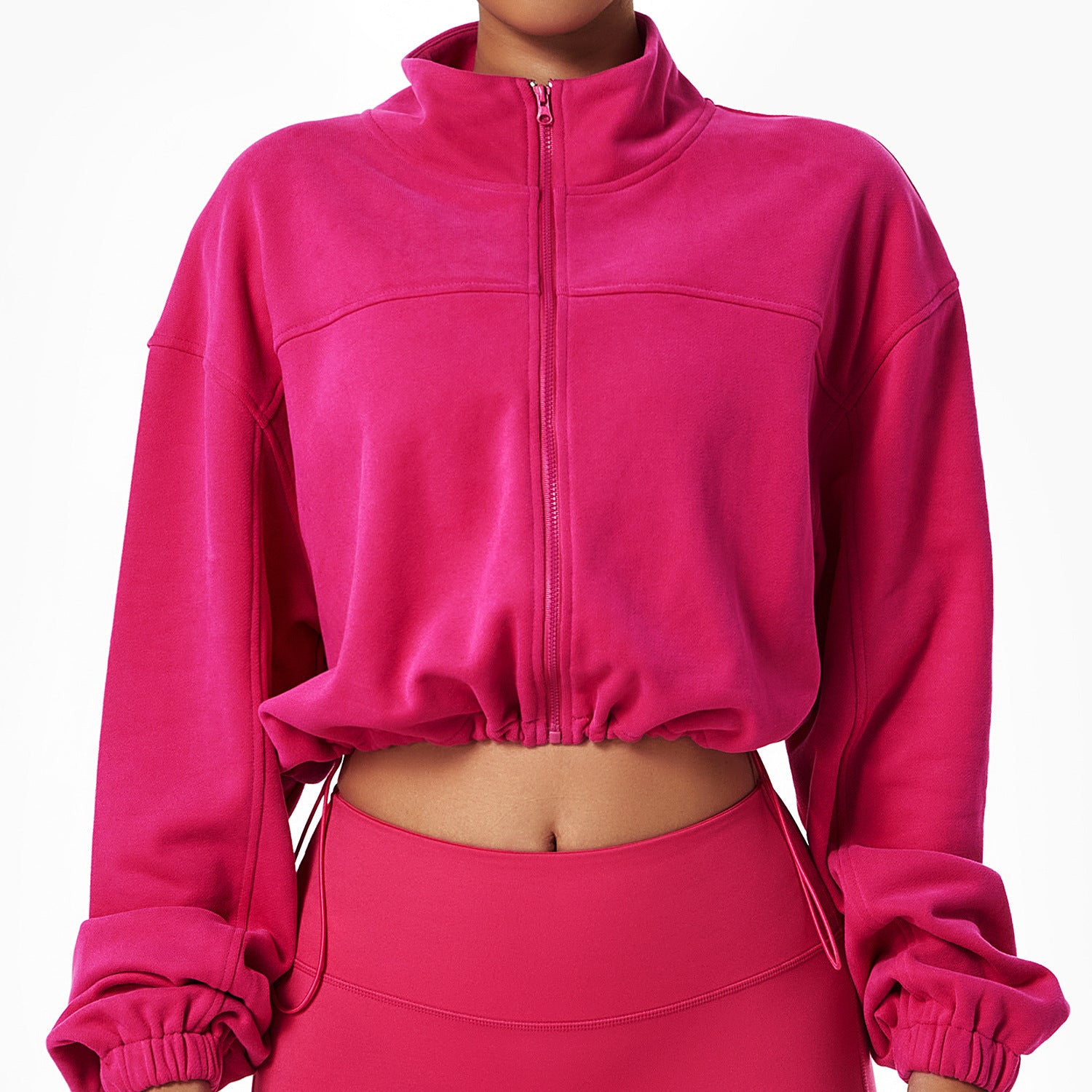 Loose Long Sleeve Casual Sports Sweater Versatile Top Outdoor Running Riding Training Zipper Coat Women's Sweater