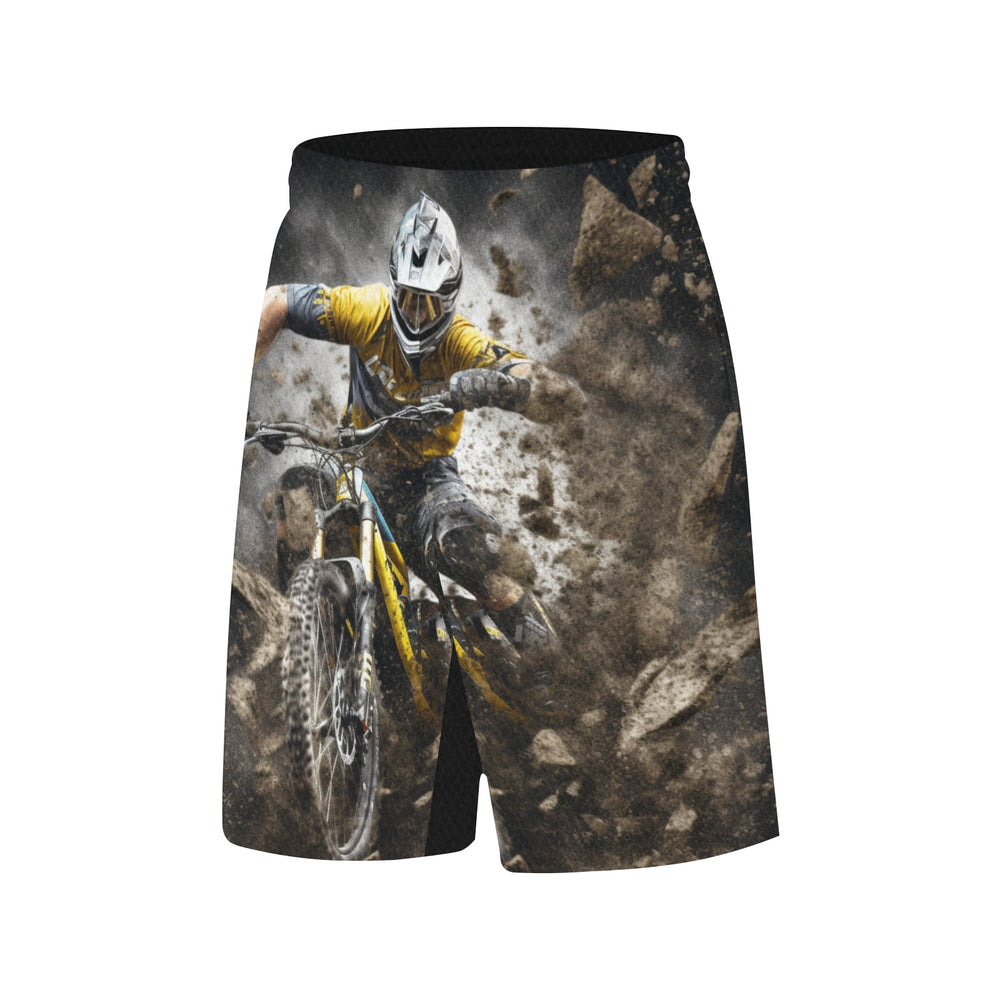 All Over Print Basketball Shorts With Pockets