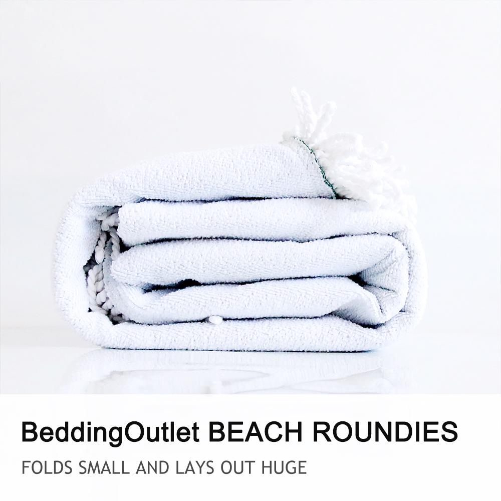 Tassel Mandala Blue Tapestry Bohemian Round Beach Towel Toalla Sunblock Boho Printed Blanket Yoga Mat