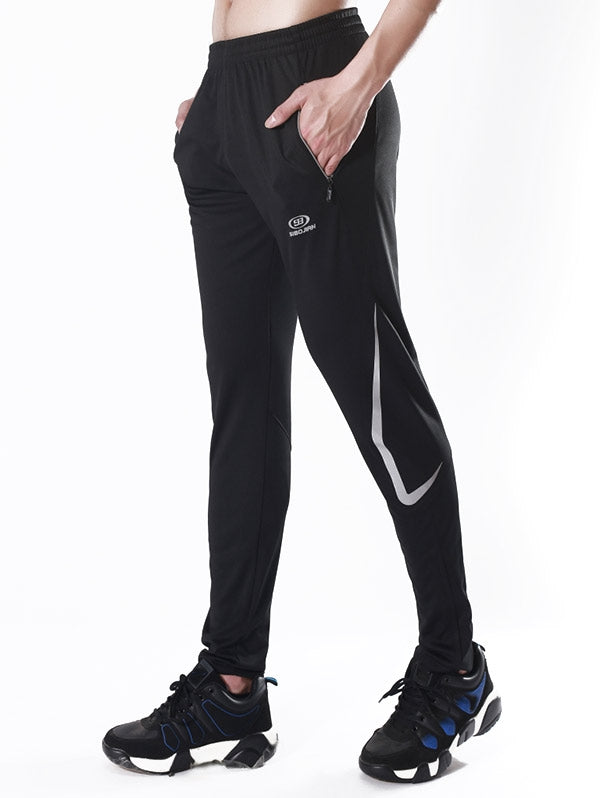 Luminous Icon Stripe Zipper Pocket Activewear Pants