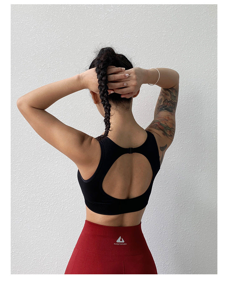 Ladies Sports Bra Yoga Fitness Tank Top Seamless Quick Dry Underwear