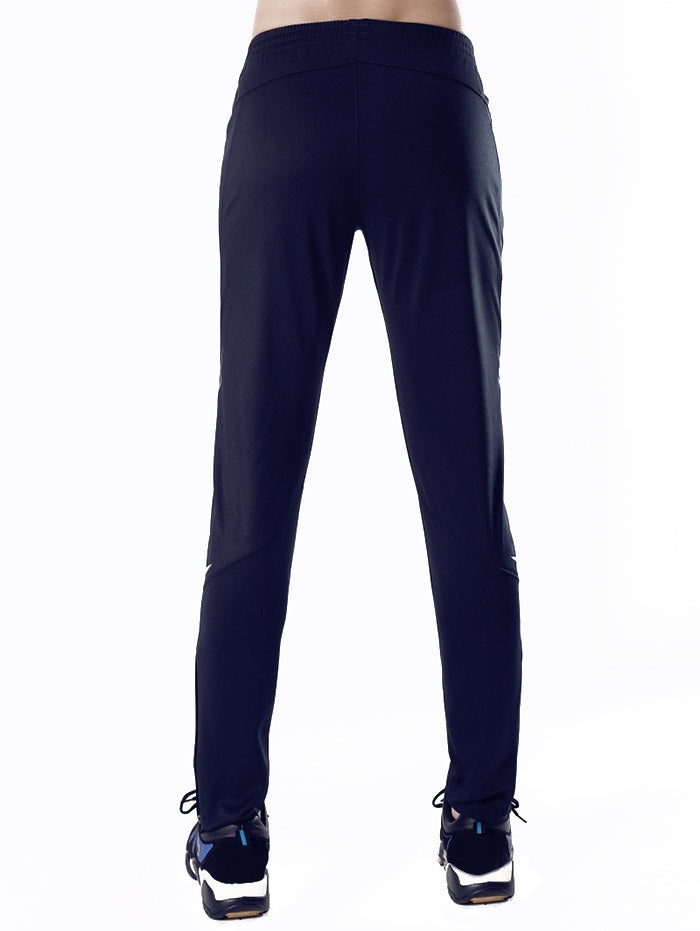 Luminous Icon Stripe Zipper Pocket Activewear Pants