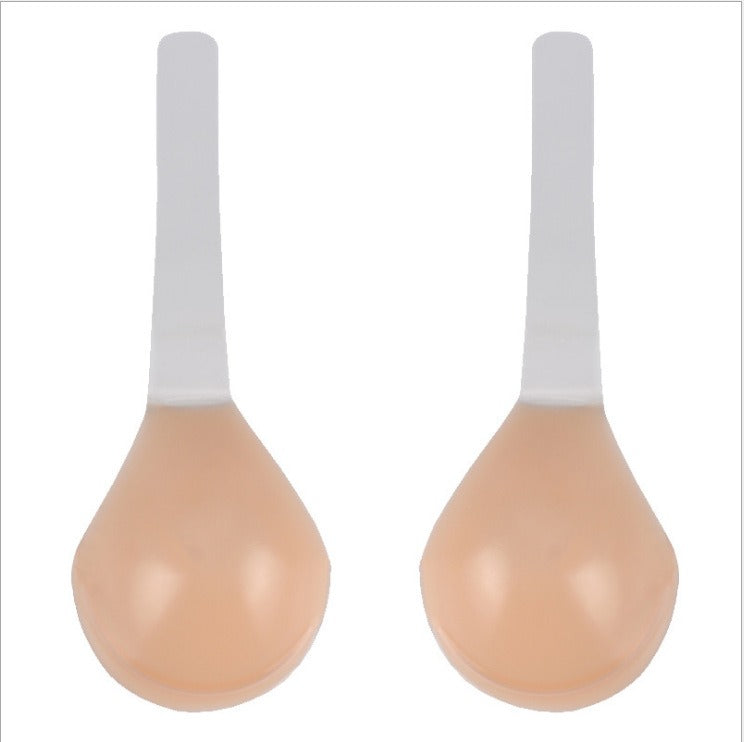 Cup gather pull anti-sagging outward expansion steel ring silicone breast stickers nipple stickers