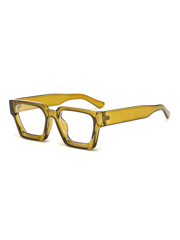 New women's thick frame sunglasses trendy square frame sunglasses