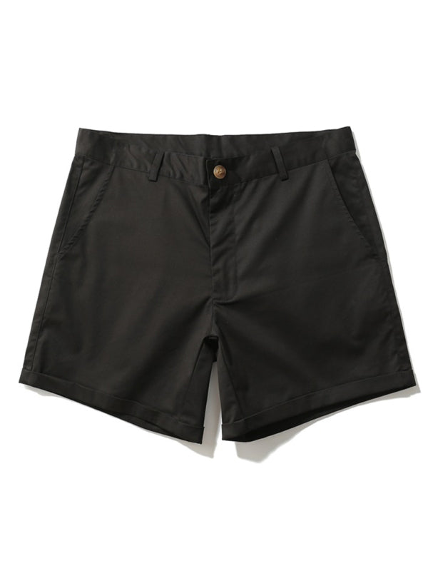 Men's new simple casual solid color shorts