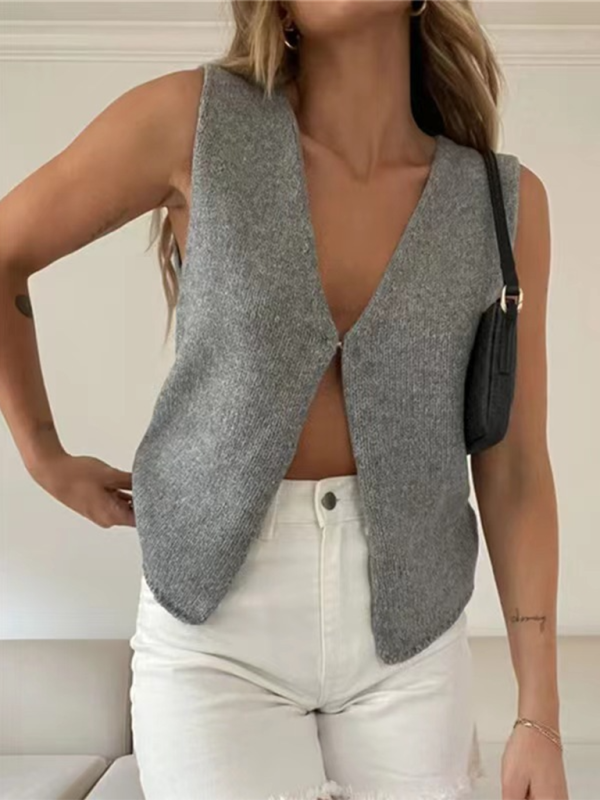 New sexy fashionable and comfortable rope woolen vest
