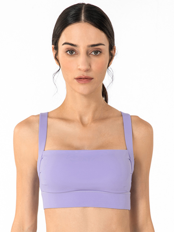 Anti-hunchback posture correction with chest pad sports bra fitness back yoga vest bra