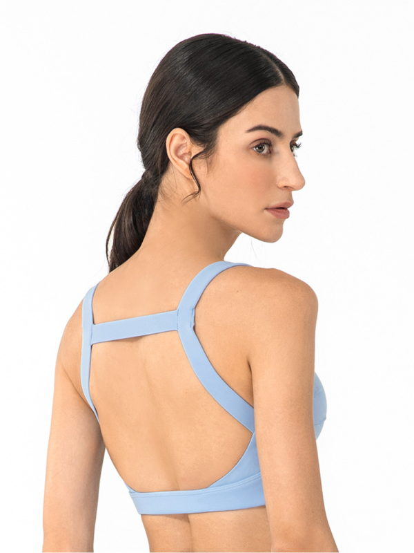 Anti-hunchback posture correction with chest pad sports bra fitness back yoga vest bra