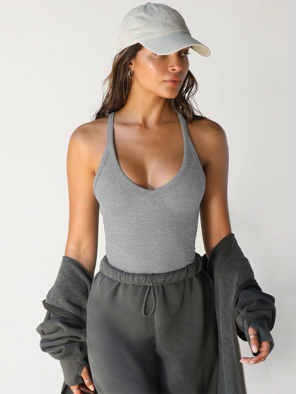 New knitted vest for women sexy slim fit inner top