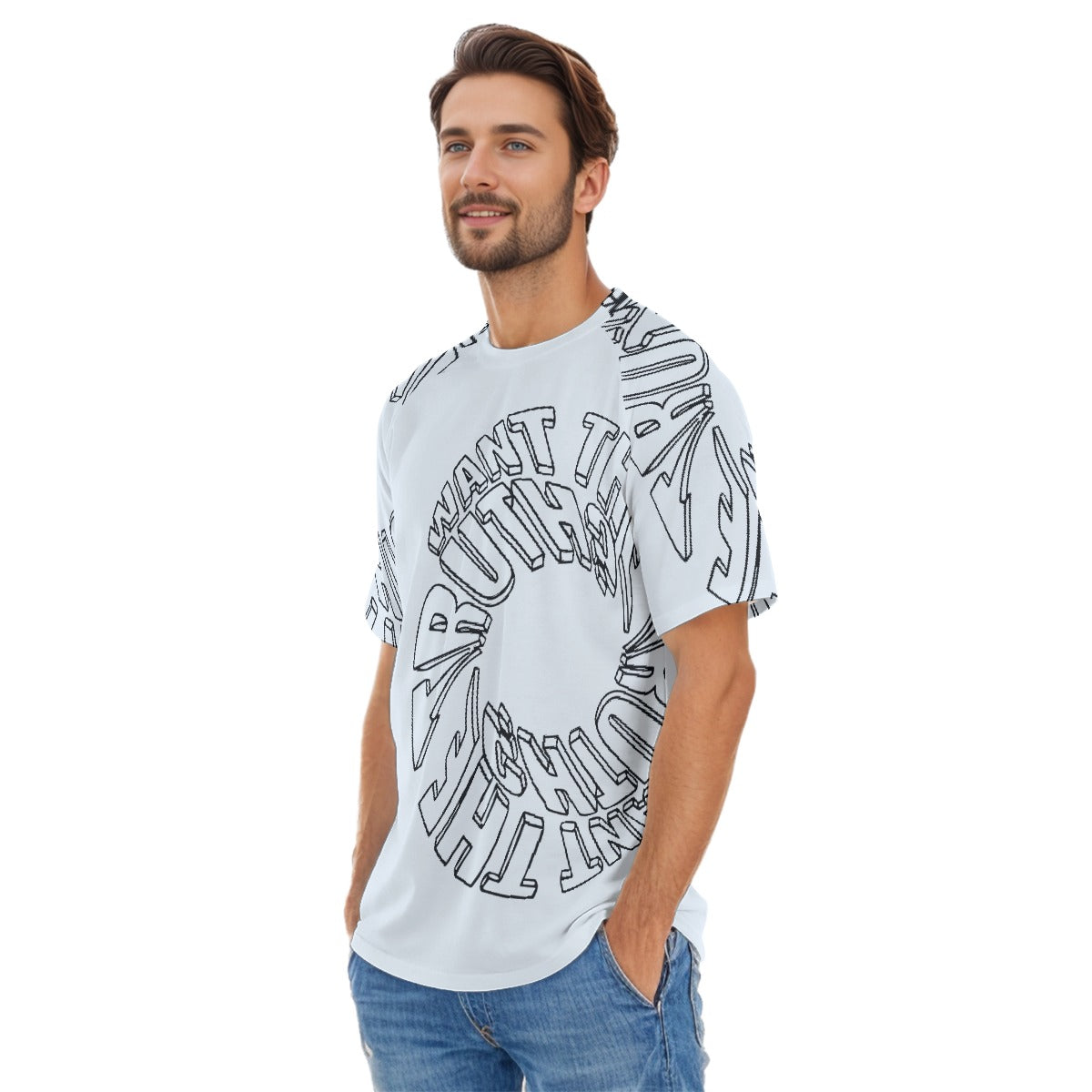 All-Over Print Men's O-neck Short Sleeve T-shirt