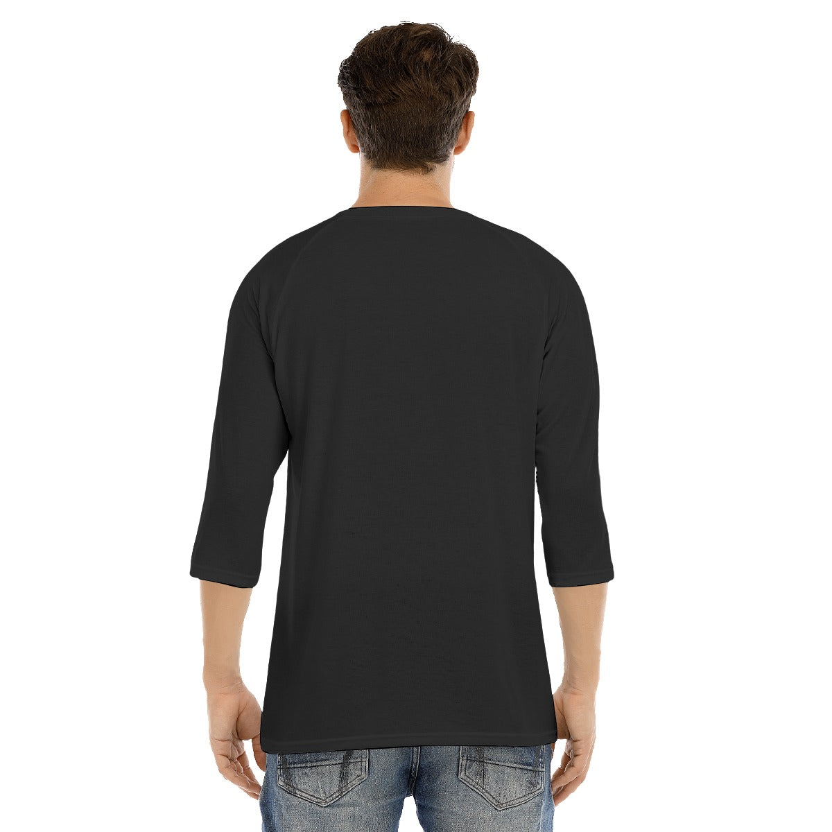 All-Over Print Men's O-neck Raglan Sleeve T-shirt