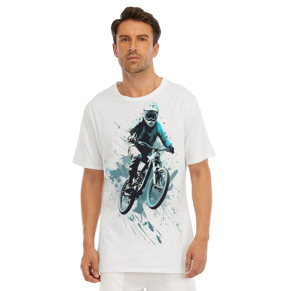 All-Over Print Men's O-Neck T-Shirt | 190GSM Cotton