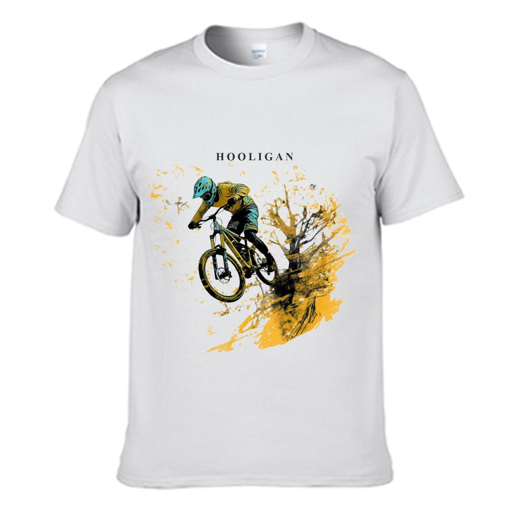 Men's Single Side Printing Crew Neck T-shirt | Gildan 180GSM Cotton (DTG)