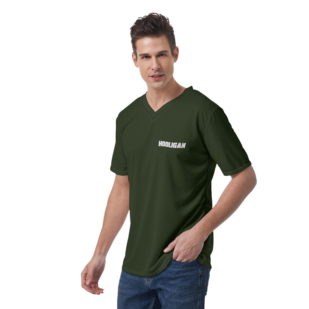 All-Over Print Men's V-Neck T-Shirt
