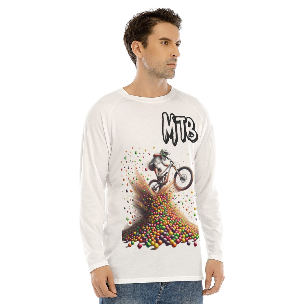 All-Over Print Men's Long Sleeve T-shirt With Raglan Sleeve