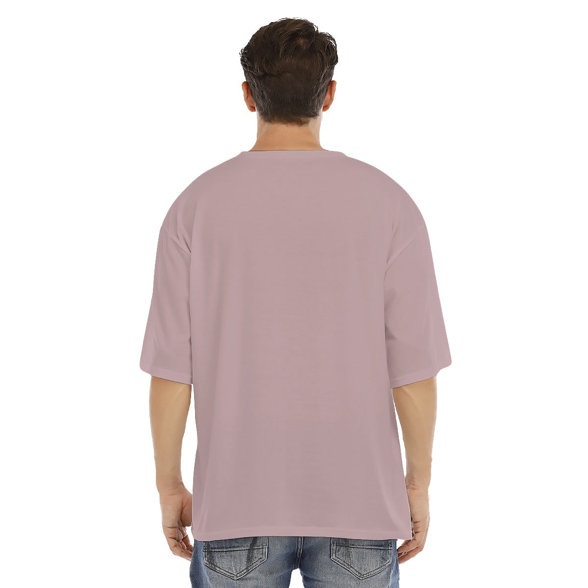 All-Over Print Men's Drop Shoulder T-shirt With Short Sleeve