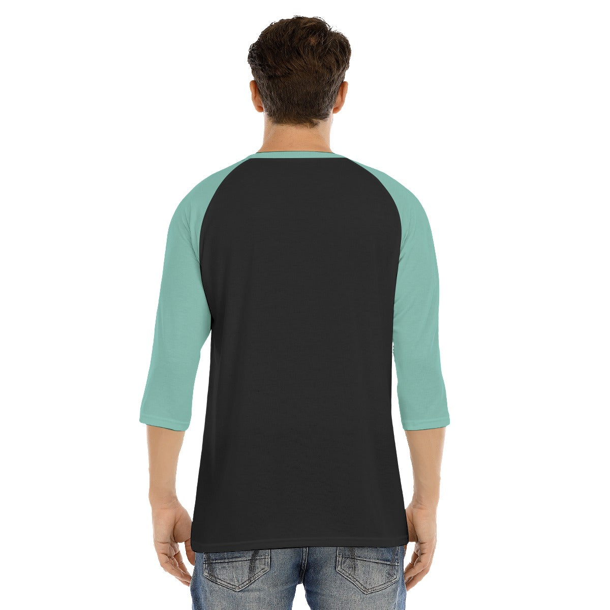 All-Over Print Men's O-neck Raglan Sleeve T-shirt