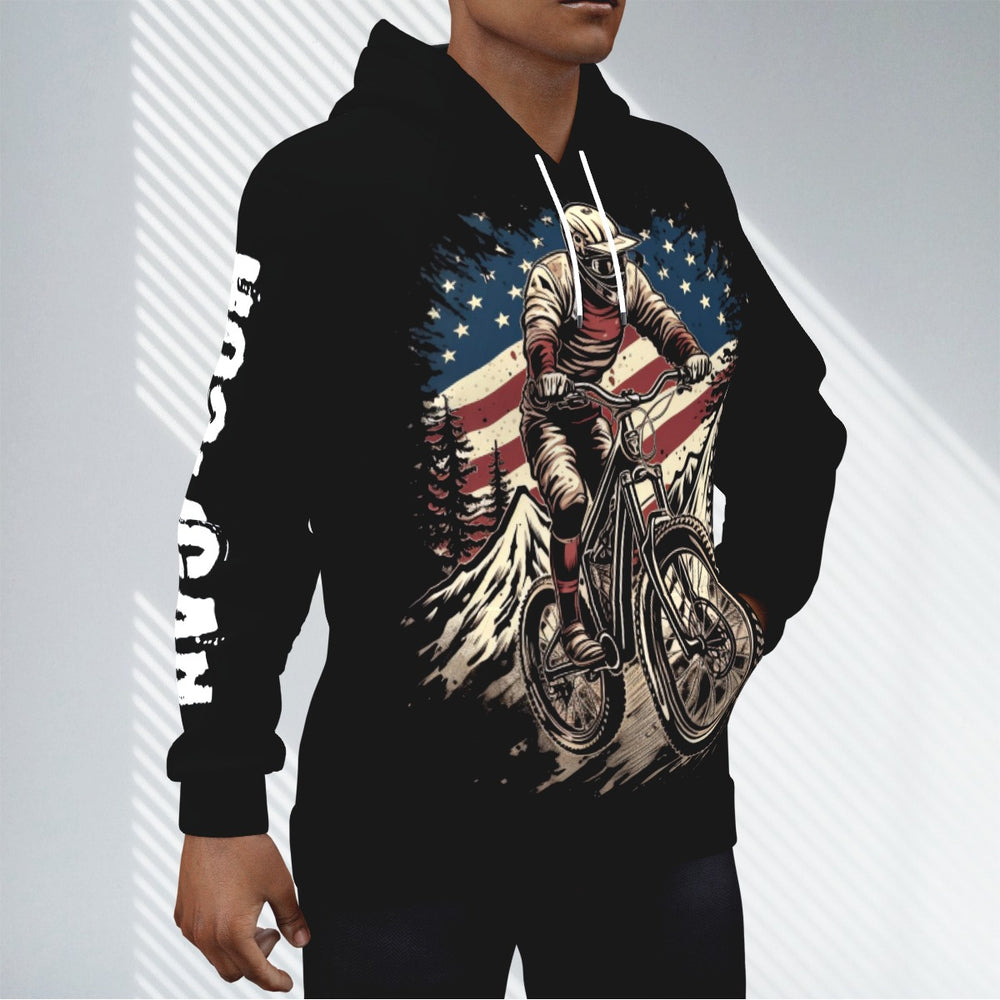 Eco-friendly All-Over Print Unisex Pullover Hoodie