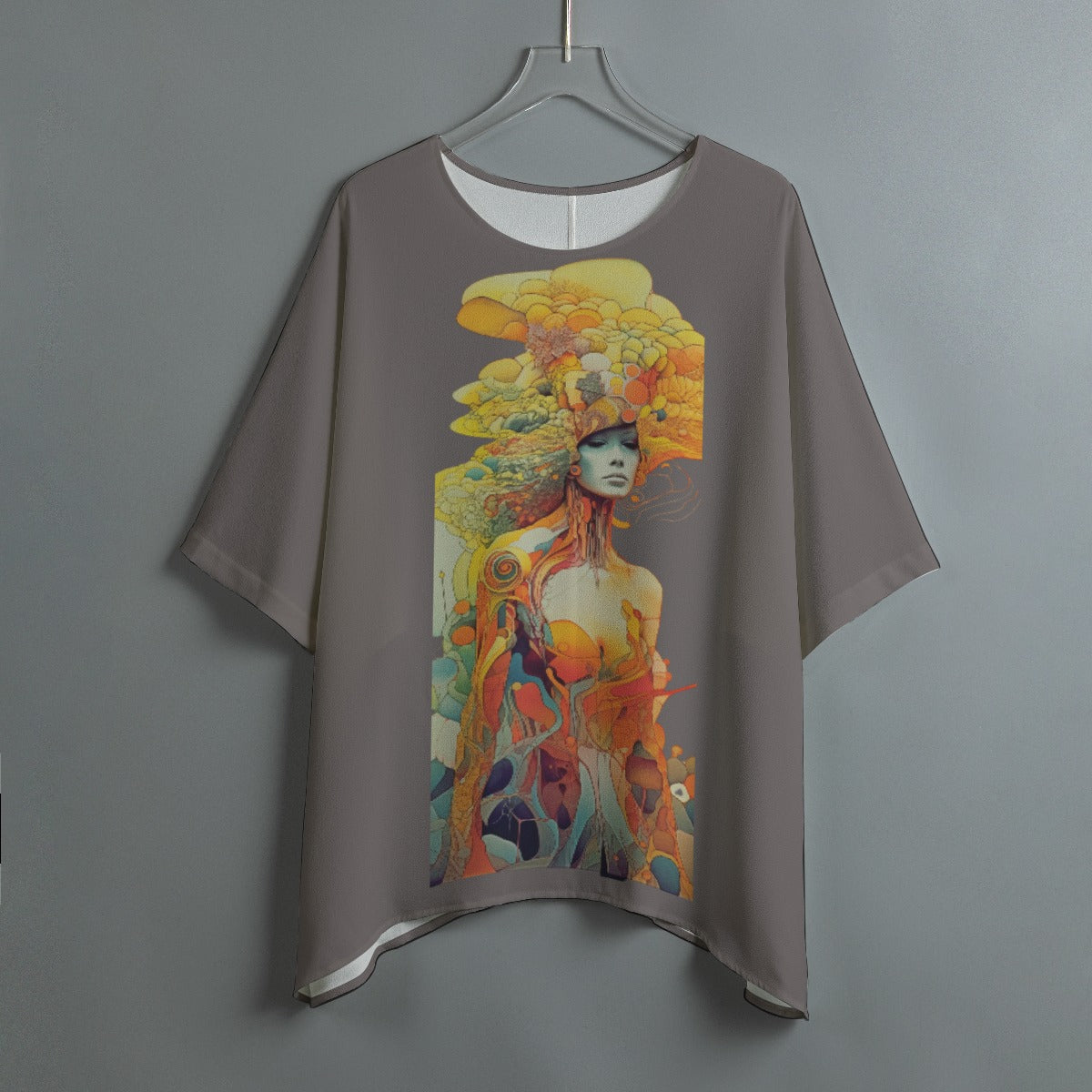 All-Over Print Women's Bat Sleeve Shirt