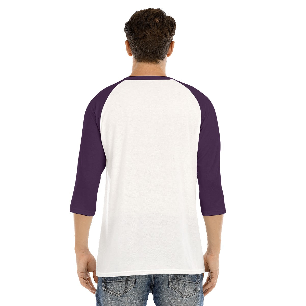 All-Over Print Men's O-neck Raglan Sleeve T-shirt