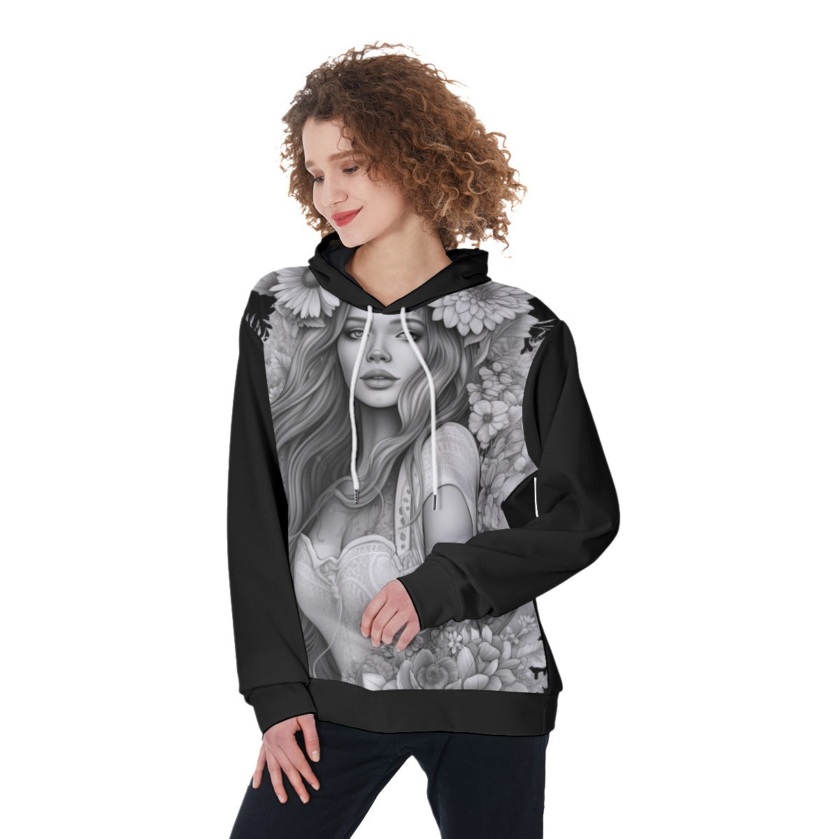 All-Over Print Women's Pullover Hoodie